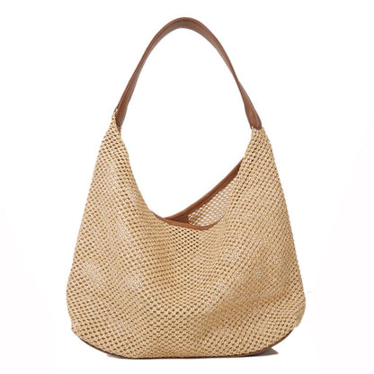 Casual Woven Hollow Shoulder Bag