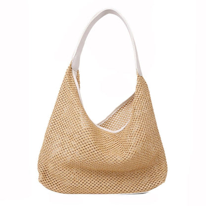 Casual Woven Hollow Shoulder Bag