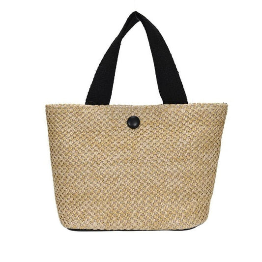 Minimalist Straw Bag