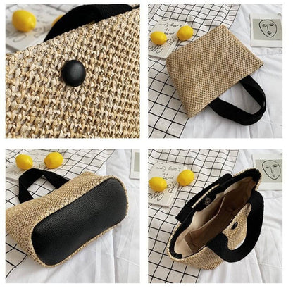 Minimalist Straw Bag