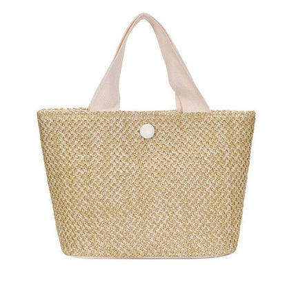 Minimalist Straw Bag