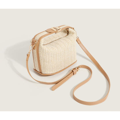 Mini Straw Crossbody Bag