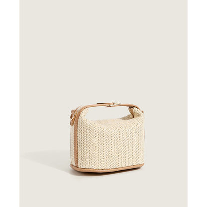 Mini Straw Crossbody Bag