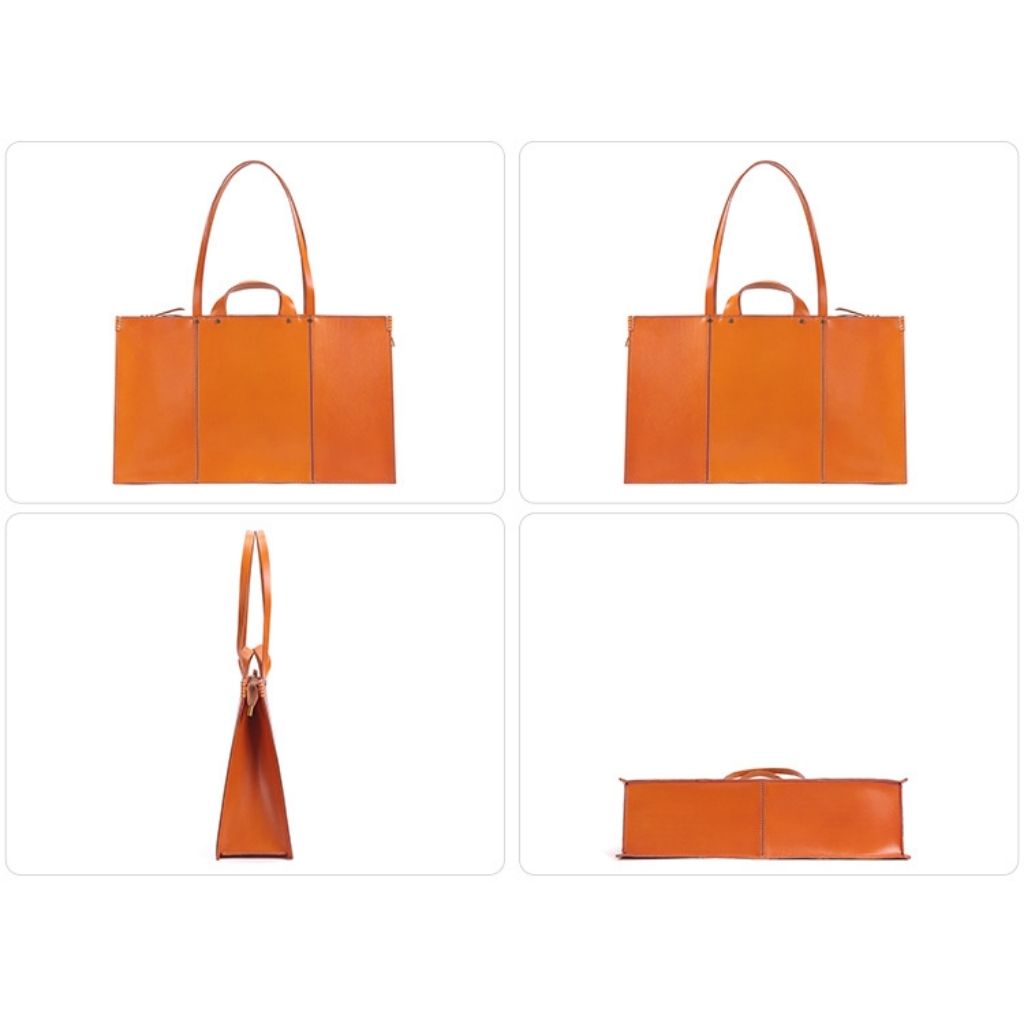 Oversize Handmade Leather Tote Bag