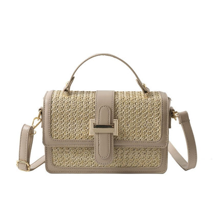 Raffia Crossbody Bag