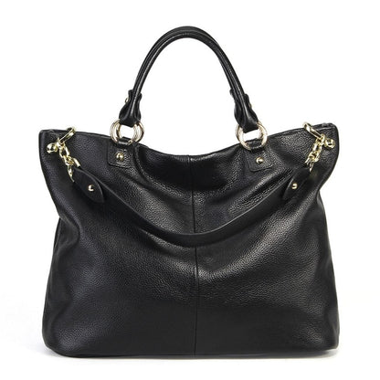 Timeless Leather Convertible Tote Bag