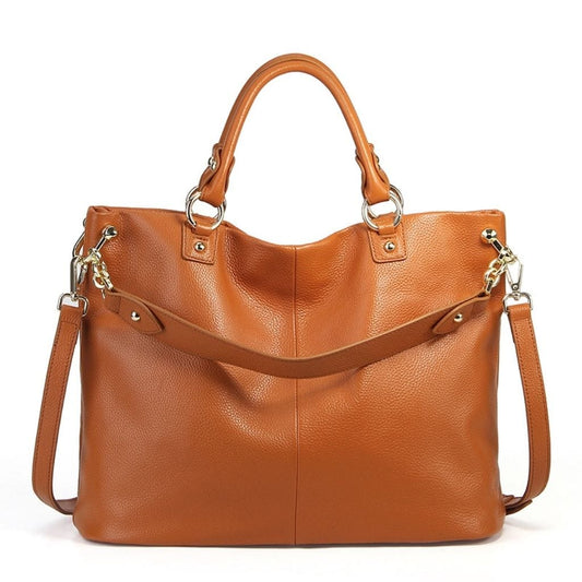 Timeless Leather Convertible Tote Bag