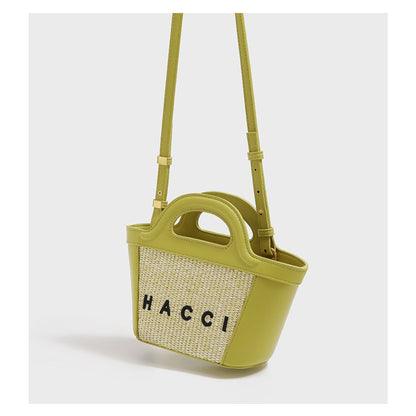 Tropicalia Micro Crossbody Basket Bag