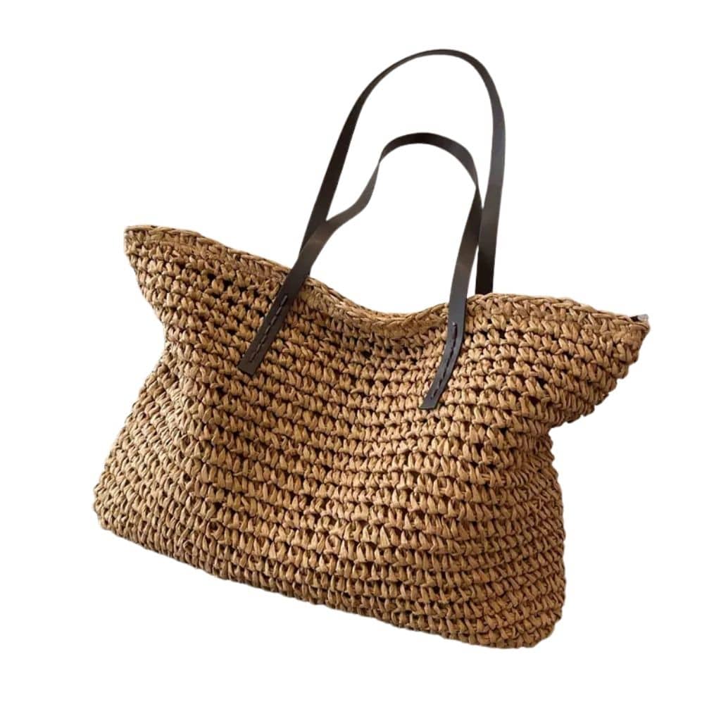 Straw Woven Tote Bag